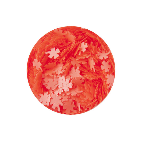 Deko Flower Dots für Nägel #12 Orange-Rot 15g