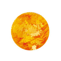 Deko f&uuml;r N&auml;gel Flower Dots #14 Gelb-Orange 15g