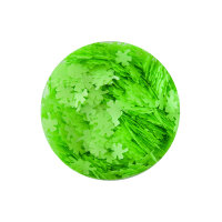 Decorative flower dots for nails #22 green 15g