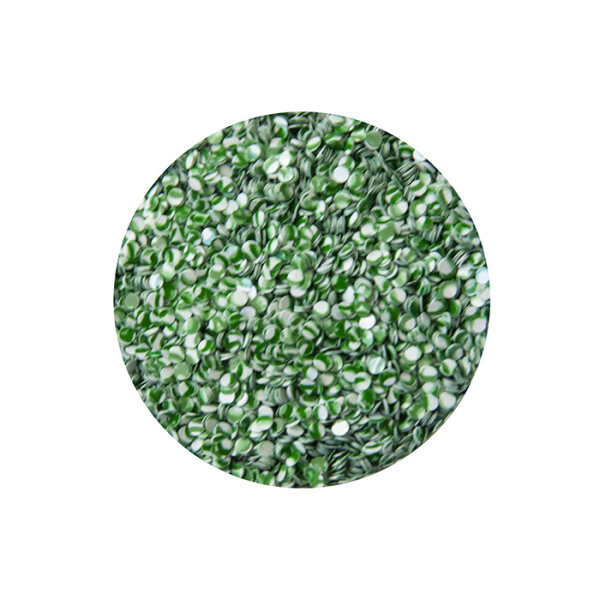 Decorative dots for nails #37 green-white 15g