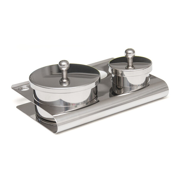 JK Dappen-Dish Set Edelstahl 2-teilig