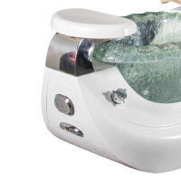 Spa pedicure chair Crystal White