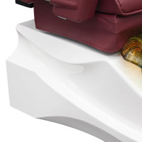 Spa pedicure chair Crystal Red/Rainbow
