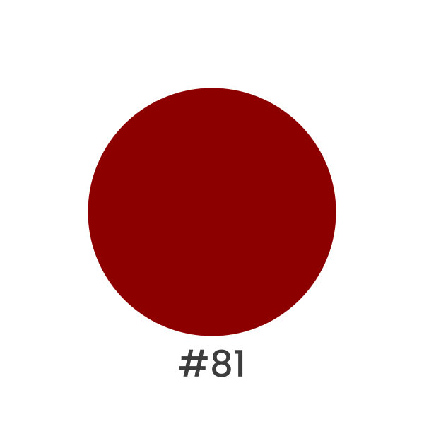 #81 Ruby Red – Đỏ rubi sẫm