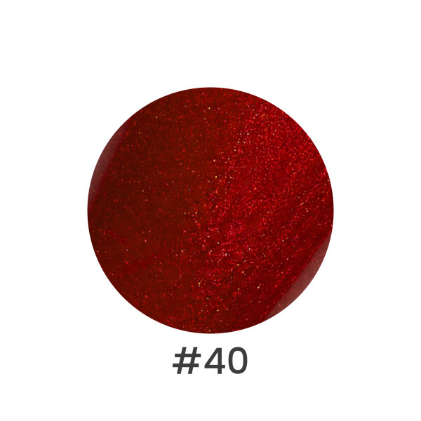 #40 Metallic Crimson – Schimmerndes Metall-Rot