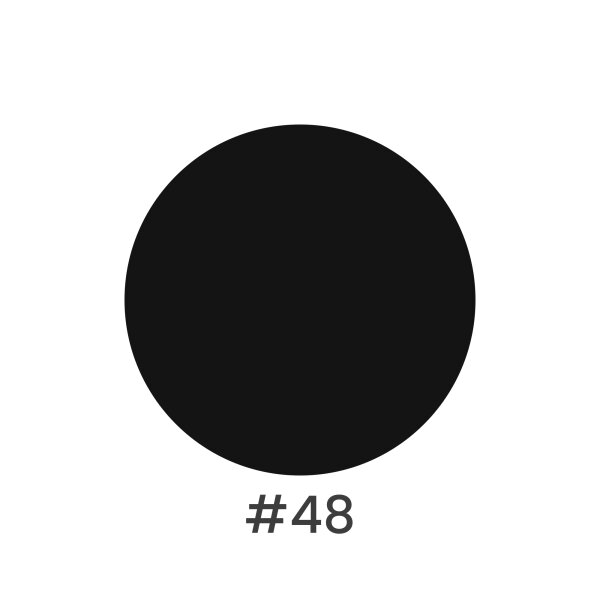 #48 Pure Deep Black – Tiefschwarz