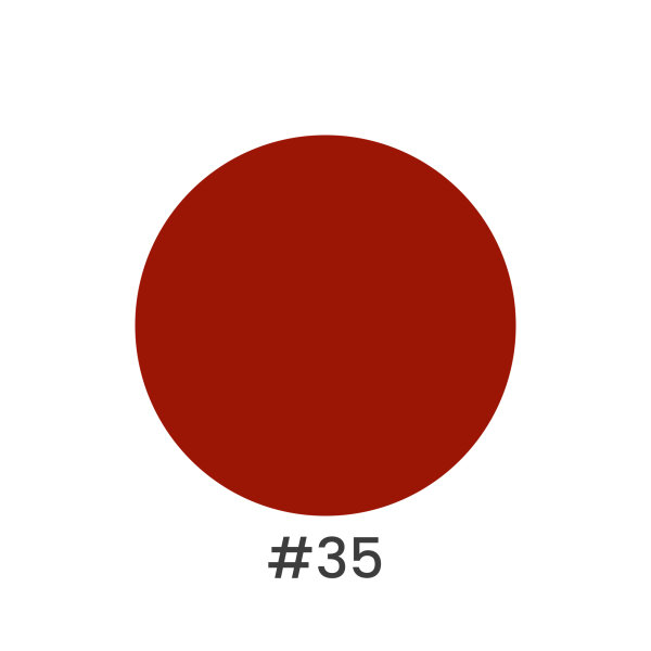 #35 Deep Scarlet Red – Rich Dark Red
