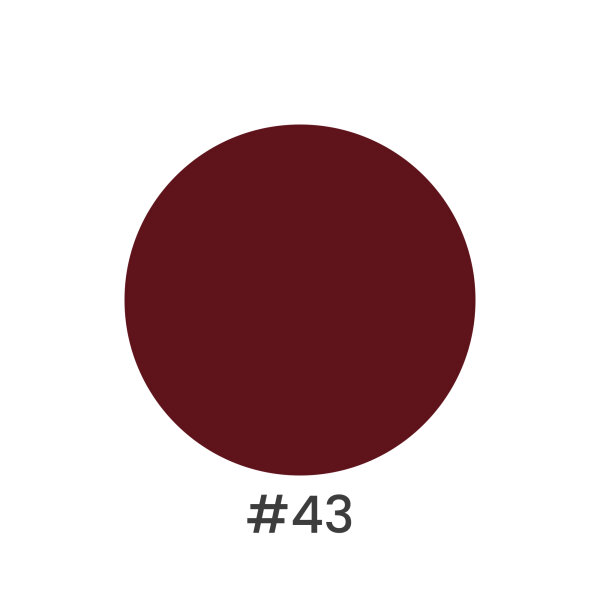#43 Deep Maroon – Rich Plum Red
