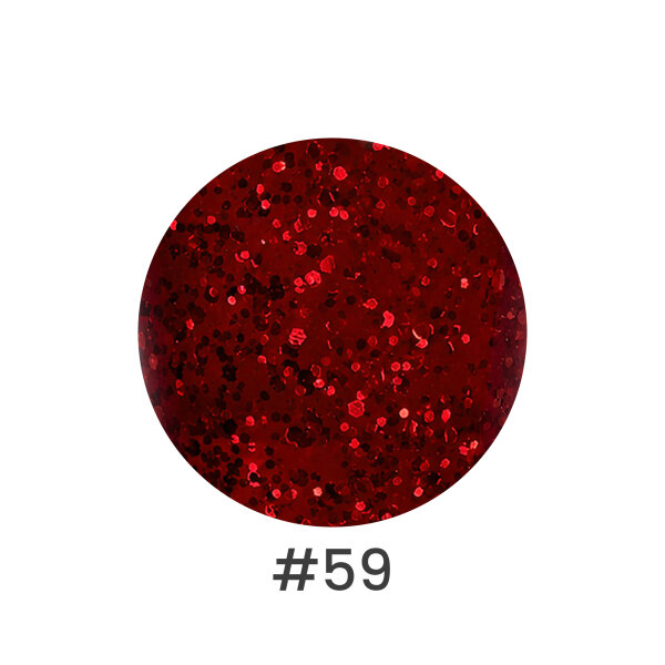 #59 Ruby Red Glitter – Sparkling Ruby Red Glitter