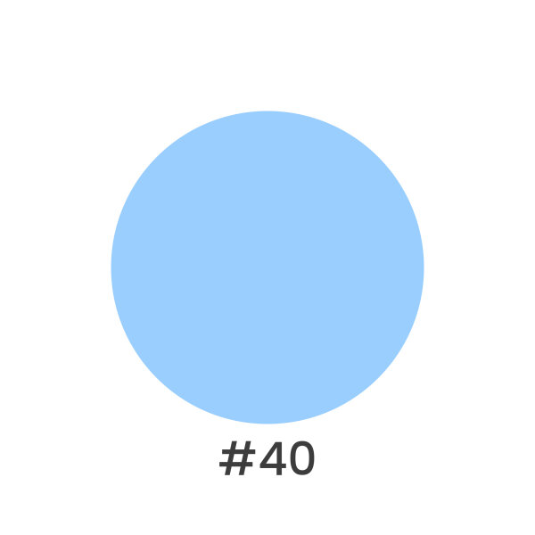 #40 Vibrant Cyan – Leuchtendes Cyanblau